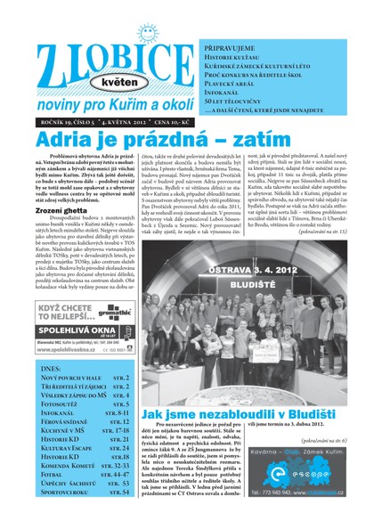 E-magazín Zlobice – noviny pro Kuřim a okolí  Zlobice - noviny pro Kuřim a okolí 5/2012 - Noviny Zlobice