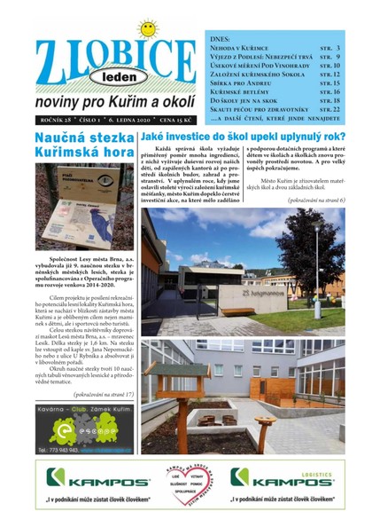 E-magazín Zlobice – noviny pro Kuřim a okolí  1/2021 - Noviny Zlobice