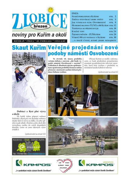 E-magazín Zlobice – noviny pro Kuřim a okolí  3/2021 - Noviny Zlobice