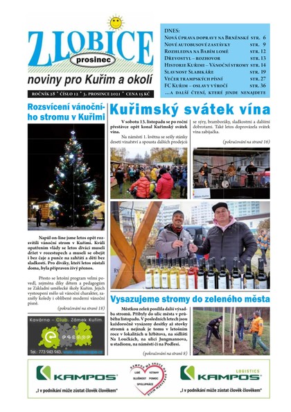 E-magazín Zlobice – noviny pro Kuřim a okolí  12/2021 - Noviny Zlobice