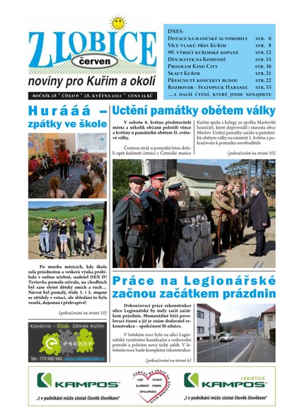 E-magazín Zlobice – noviny pro Kuřim a okolí  6/2021 - Noviny Zlobice