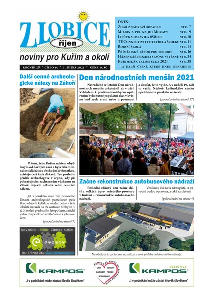 E-magazín Zlobice – noviny pro Kuřim a okolí  10/2021 - Noviny Zlobice