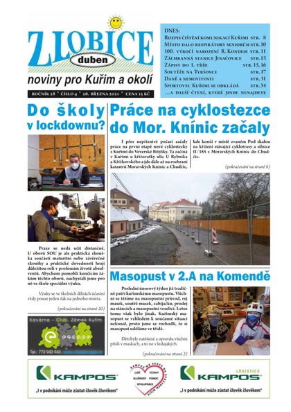 E-magazín Zlobice – noviny pro Kuřim a okolí  4/2021 - Noviny Zlobice