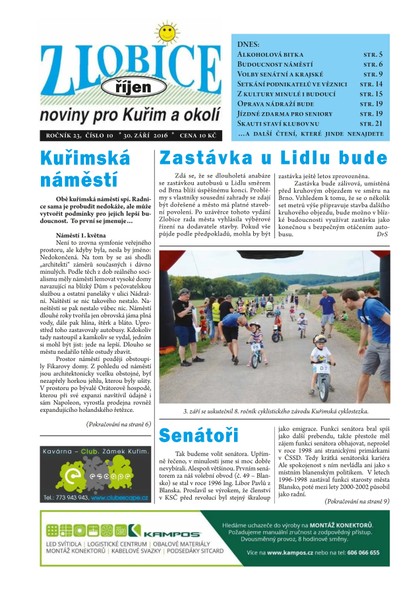 E-magazín Zlobice – noviny pro Kuřim a okolí  10/2016 - Noviny Zlobice