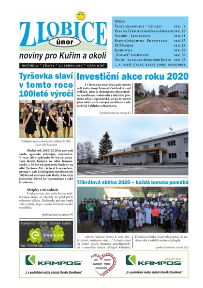 E-magazín Zlobice – noviny pro Kuřim a okolí  2/2020 - Noviny Zlobice