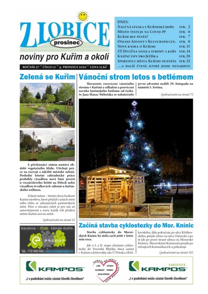 E-magazín Zlobice – noviny pro Kuřim a okolí  12/2020 - Noviny Zlobice