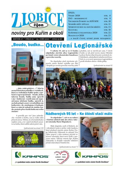 E-magazín Zlobice – noviny pro Kuřim a okolí  10/2020 - Noviny Zlobice