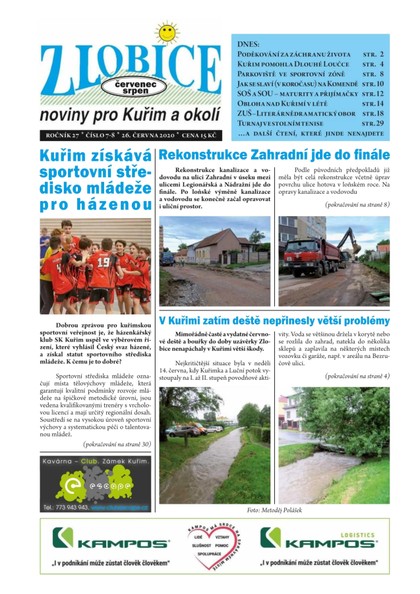 E-magazín Zlobice – noviny pro Kuřim a okolí  7-8/2020 - Noviny Zlobice