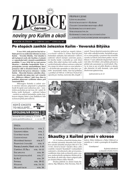 E-magazín Zlobice – noviny pro Kuřim a okolí  06/2011 - Noviny Zlobice