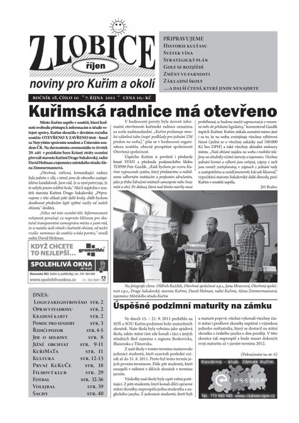 E-magazín Zlobice – noviny pro Kuřim a okolí  10/2011 - Noviny Zlobice