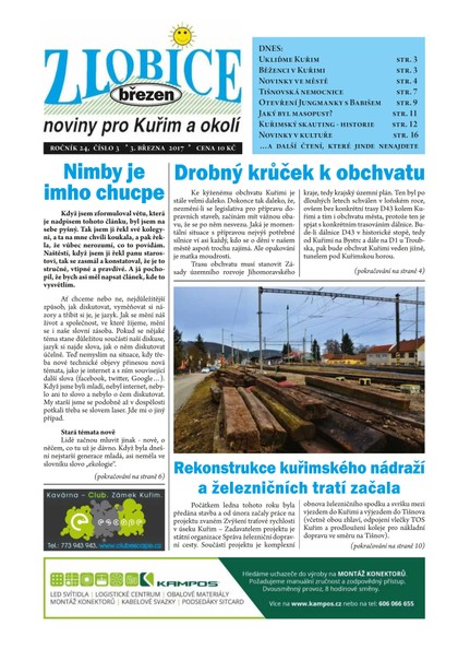 E-magazín Zlobice – noviny pro Kuřim a okolí  3/2017 - Noviny Zlobice