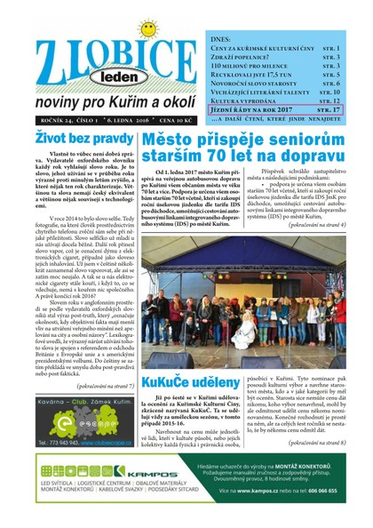 E-magazín Zlobice – noviny pro Kuřim a okolí  1/2017 - Noviny Zlobice