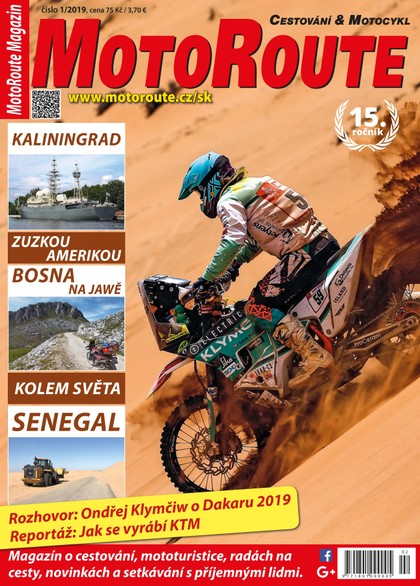 E-magazín MotoRoute Magazín 1/2019 - MotoRoute s.r.o.