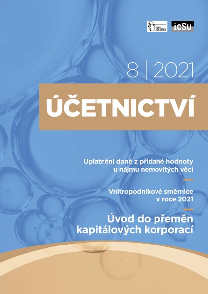 E-magazín Účetnictví 8/2021 - Svaz účetních České republiky, z. s.