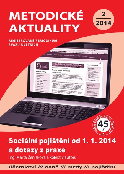 E-magazín Metodické aktuality Svazu účetních 2/2014 - Svaz účetních České republiky, z. s.