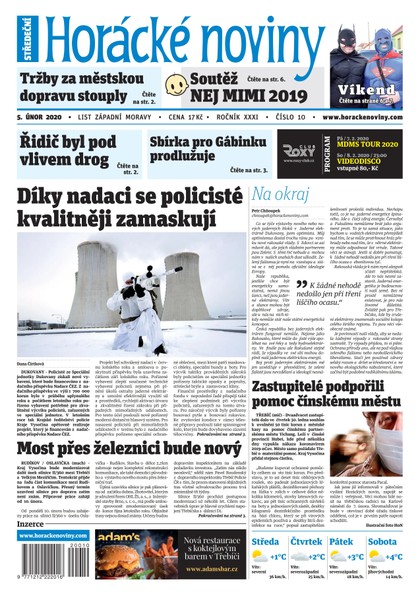 E-magazín Horácké Noviny Středa 5.2.2020 č. 010 - Horácké noviny