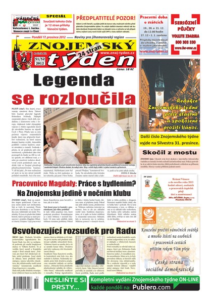 E-magazín Znojemský týden Znojemský týden 51/52 - 2012 - Znojemský týden