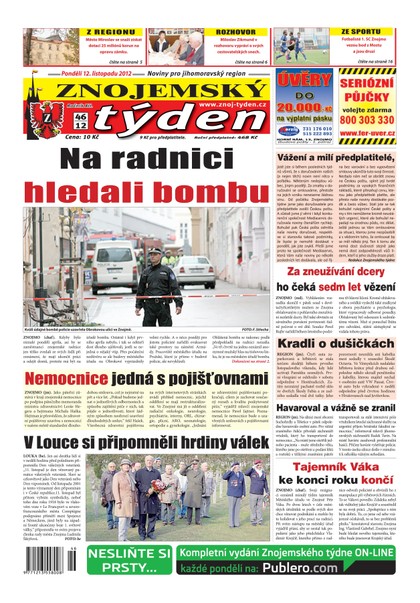 E-magazín Znojemský týden Znojemský týden 46 - 2012 - Znojemský týden