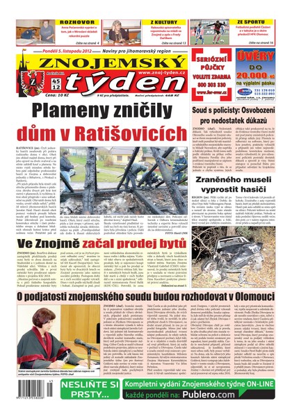 E-magazín Znojemský týden Znojemský týden 45 - 2012 - Znojemský týden