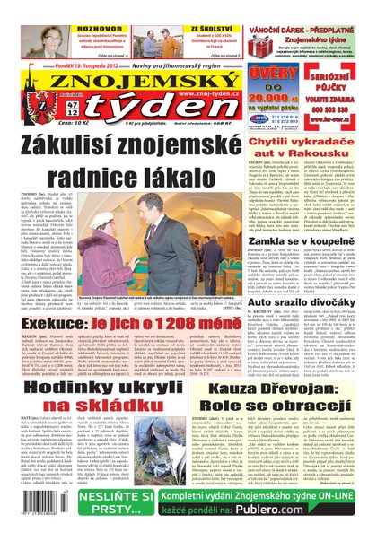 E-magazín Znojemský týden Znojemský týden 47 - 2012 - Znojemský týden