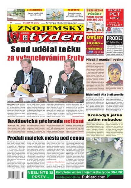 E-magazín Znojemský týden Znojemský týden 33 - 2012 - Znojemský týden