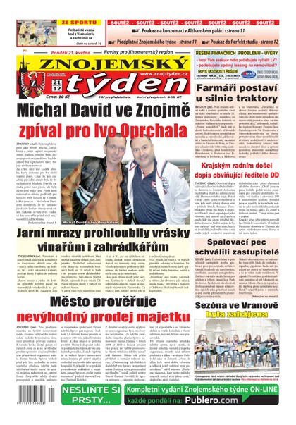 E-magazín Znojemský týden Znojemský týden 21 - 2102 - Znojemský týden