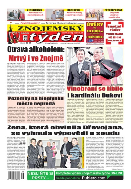 E-magazín Znojemský týden Znojemský týden 38 - 2012 - Znojemský týden