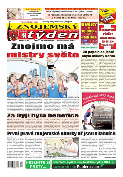 E-magazín Znojemský týden Znojemský týden 28 - 2012 - Znojemský týden