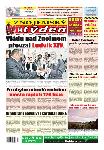 E-magazín Znojemský týden Znojemský týden 29 - 2012 - Znojemský týden