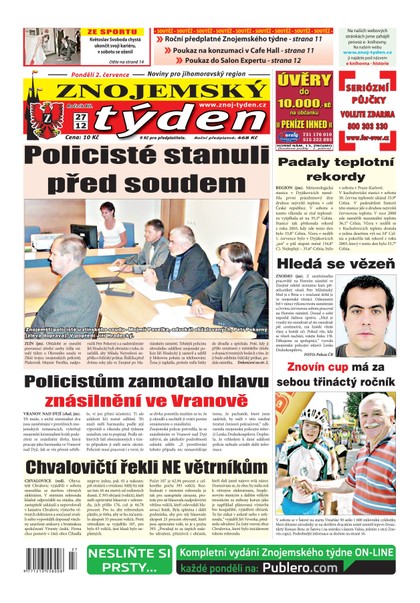 E-magazín Znojemský týden Znojemský týden 27 - 2012 - Znojemský týden