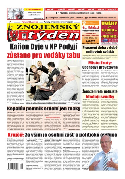 E-magazín Znojemský týden Znojemský týden 18 - 2012 - Znojemský týden