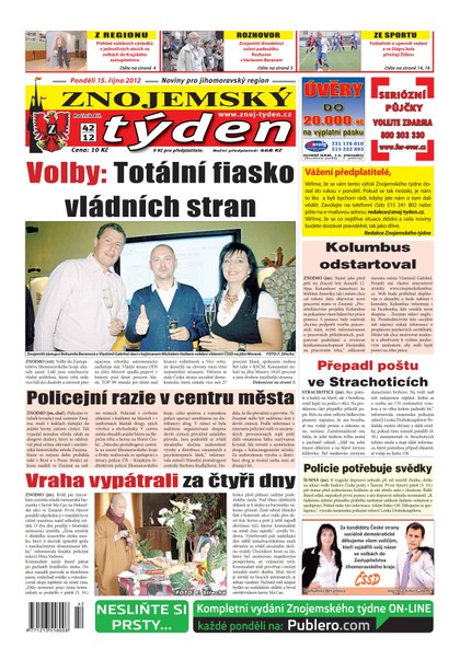 E-magazín Znojemský týden Znojemský týden 42 - 2012 - Znojemský týden