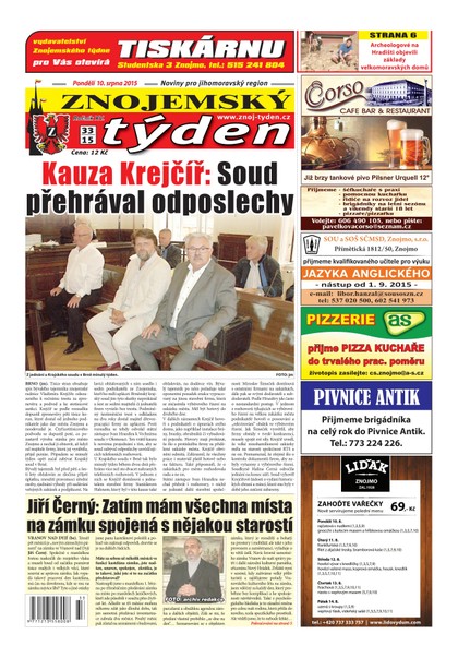 E-magazín Znojemský týden Znojemský týden č. 33 / 2013 - Znojemský týden