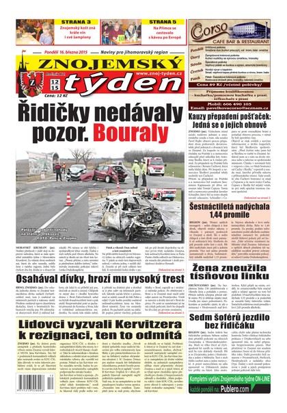 E-magazín Znojemský týden Znojemský týden č. 12 / 2015 - Znojemský týden