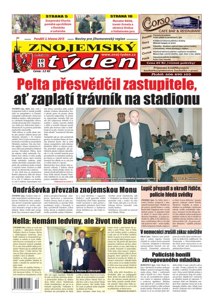 E-magazín Znojemský týden Znojemský týden č. 10 / 2015 - Znojemský týden