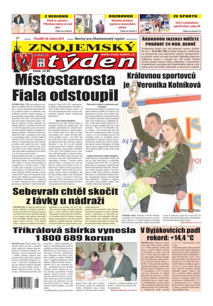 E-magazín Znojemský týden Znojemský týden č. 05 / 2015 - Znojemský týden