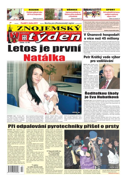 E-magazín Znojemský týden Znojemský týden č. 02 / 2015 - Znojemský týden