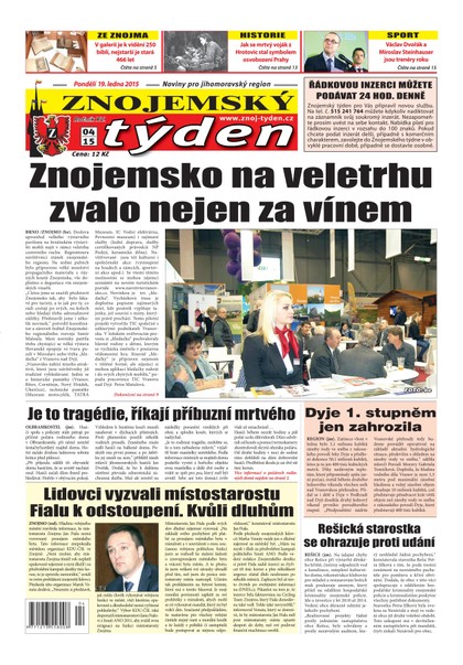 E-magazín Znojemský týden Znojemský týden č. 04 / 2015 - Znojemský týden