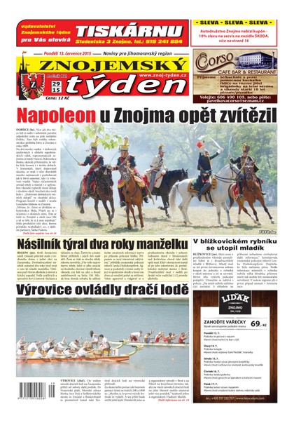 E-magazín Znojemský týden Znojemský týden č. 29 / 2015 - Znojemský týden