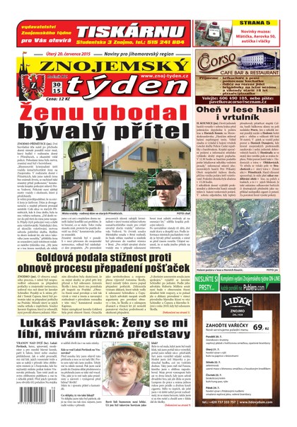 E-magazín Znojemský týden Znojemský týden č. 30 / 2015 - Znojemský týden