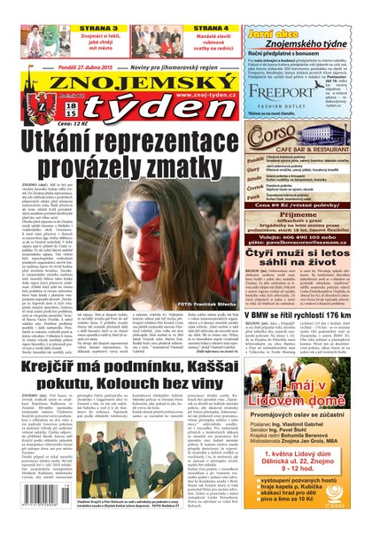 E-magazín Znojemský týden Znojemský týden č. 18 / 2015 - Znojemský týden