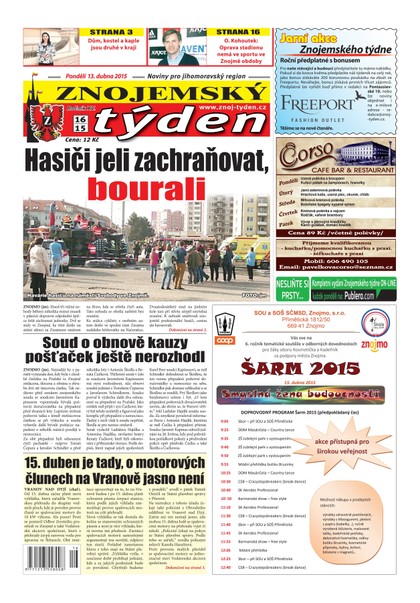 E-magazín Znojemský týden Znojemský týden č. 16 / 2015 - Znojemský týden