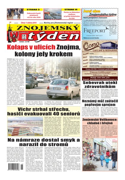 E-magazín Znojemský týden Znojemský týden č. 15 / 2015 - Znojemský týden