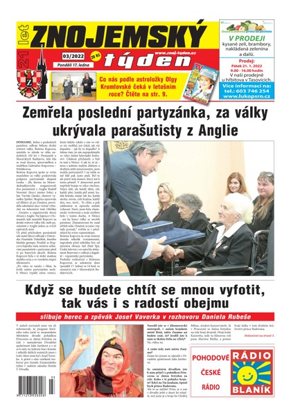 E-magazín Znojemský týden Znojemský týden 03/2022 - Znojemský týden