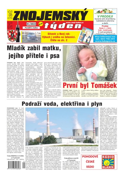 E-magazín Znojemský týden Znojemský týden 01/2022 - Znojemský týden