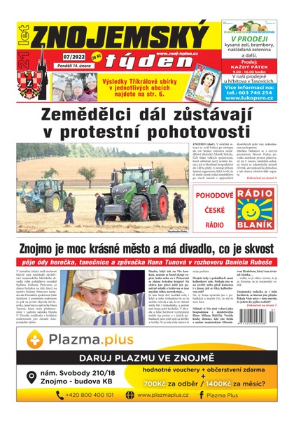 E-magazín Znojemský týden Znojemský týden 07/2022 - Znojemský týden