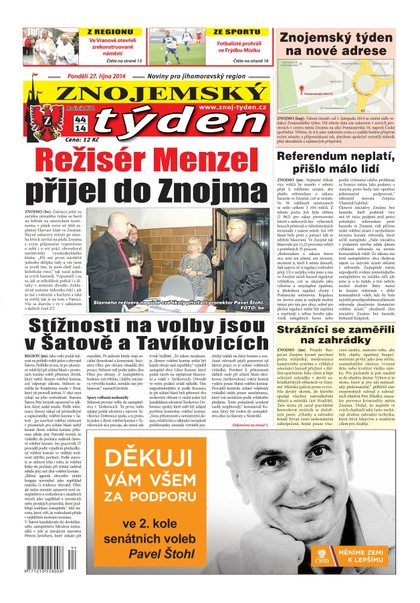 E-magazín Znojemský týden Znojemský týden č. 44 / 2014 - Znojemský týden