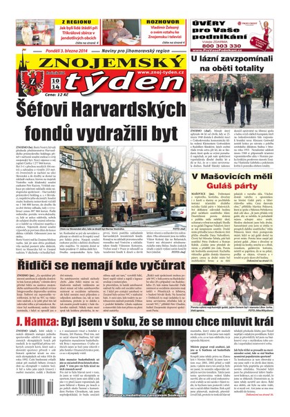 E-magazín Znojemský týden Znojemský týden 10 - 2014 - Znojemský týden