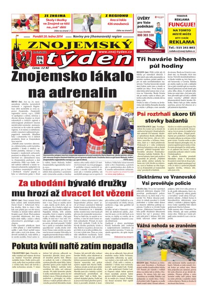 E-magazín Znojemský týden Znojemský týden 04/2014 - Znojemský týden