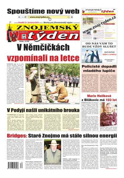 E-magazín Znojemský týden Znojemský týden č. 30 / 2014 - Znojemský týden